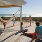 A family home by the beach that the family has started to rent out on the short stay property market.